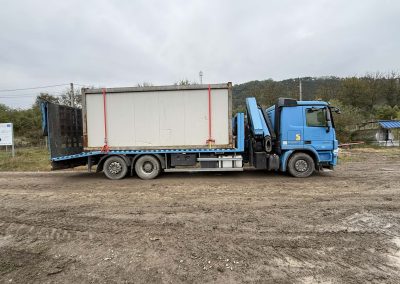 transport utilaje container